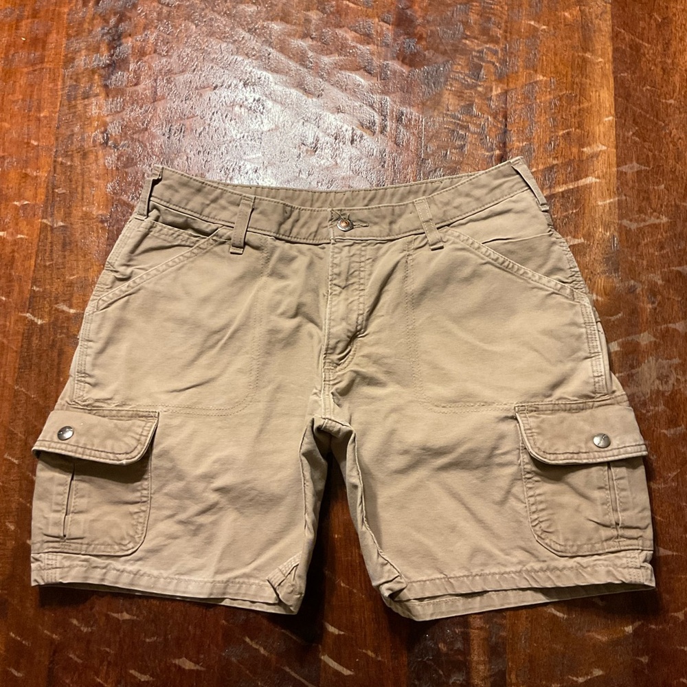Carhartt Women's Khaki Cargo Shorts